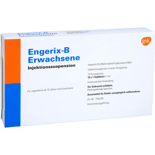 Engerix-B Erwachsene Inj.-Susp.I.E.Fertigspr.O.Kan (10X1 stk)