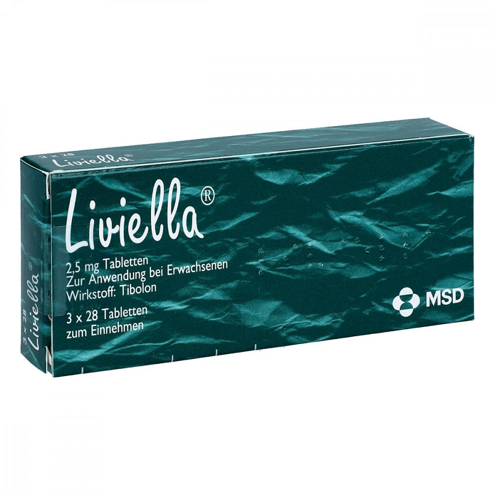 Das Produktfoto zeigt Liviella Tabletten (3X28 stk) PZN 07509155
