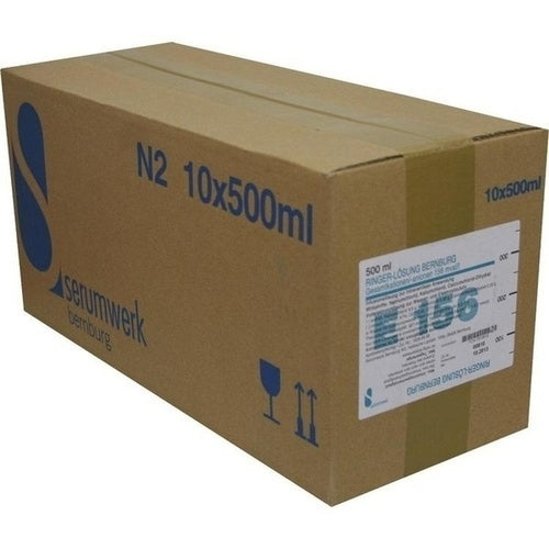 Das Produktfoto zeigt Ringer Lösung Bernburg (10X500 ml) PZN 07510916