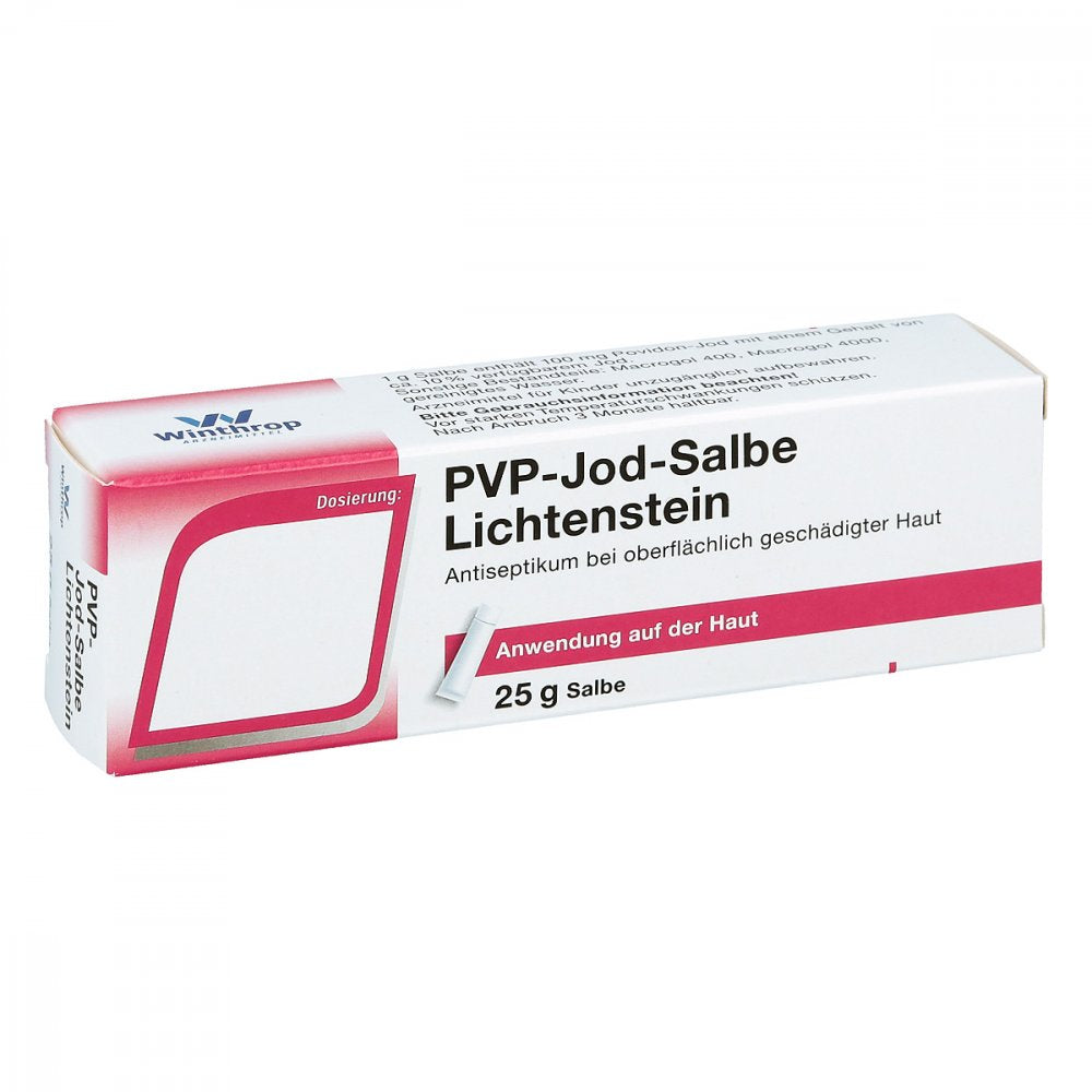 Das Produktfoto zeigt Pvp Jod Salbe Lichtenstein (25 g) PZN 07512358