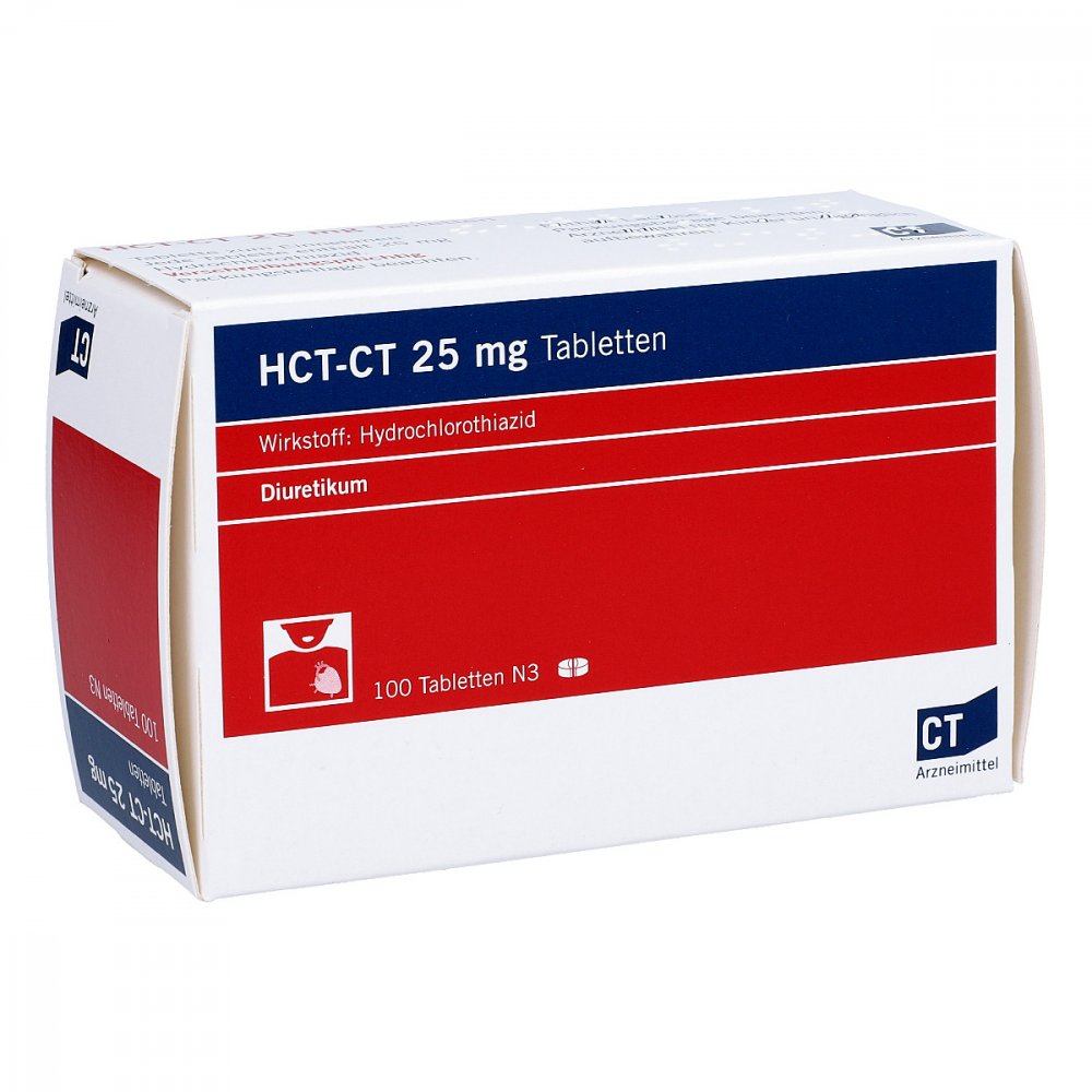 Hct-Ct 25 Mg Tabletten (100 stk)
