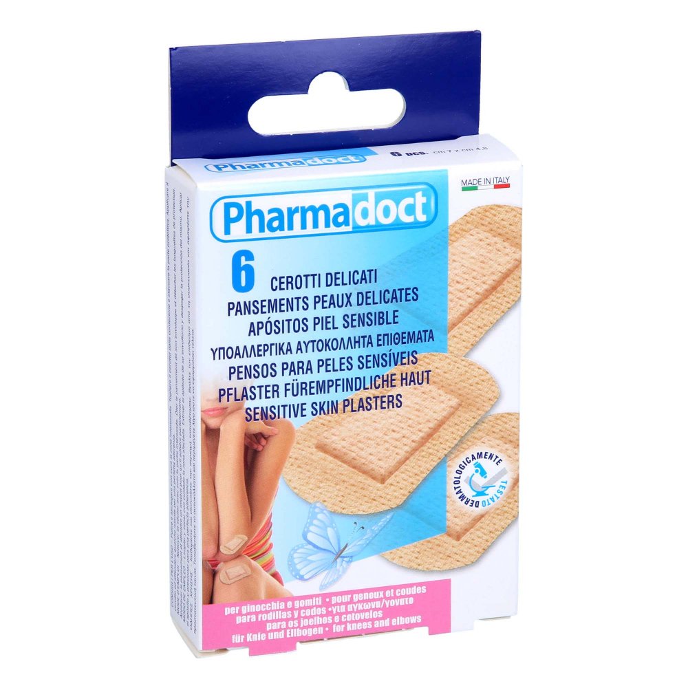 Pflaster Hypoallergen 2 Größ.F.Knie+Ellenbogen (6 stk)