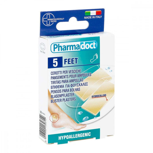 Blasenpflaster Hydrocolloid 3,8x7 Cm (5 stk)
