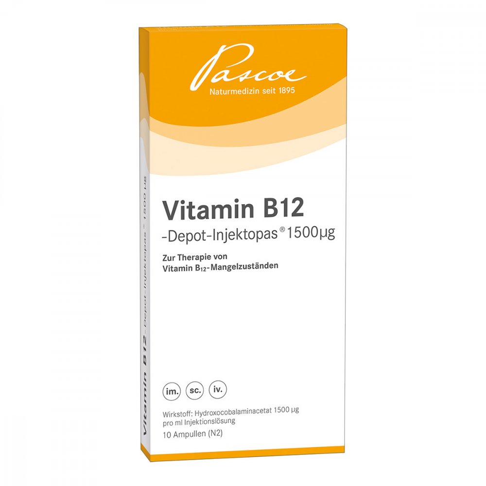 Vitamin B12 Depot Inj. 1500 Μg Injektionslösung (10X1 ml)