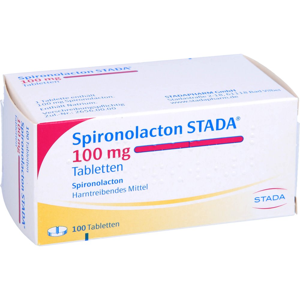 Das Produktfoto zeigt Spironolacton Stada 100 Mg Tabletten (100 stk) PZN 07571289