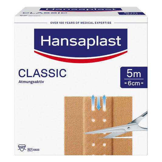 Hansaplast Classic Pflaster 6 Cmx5 M (1 stk)