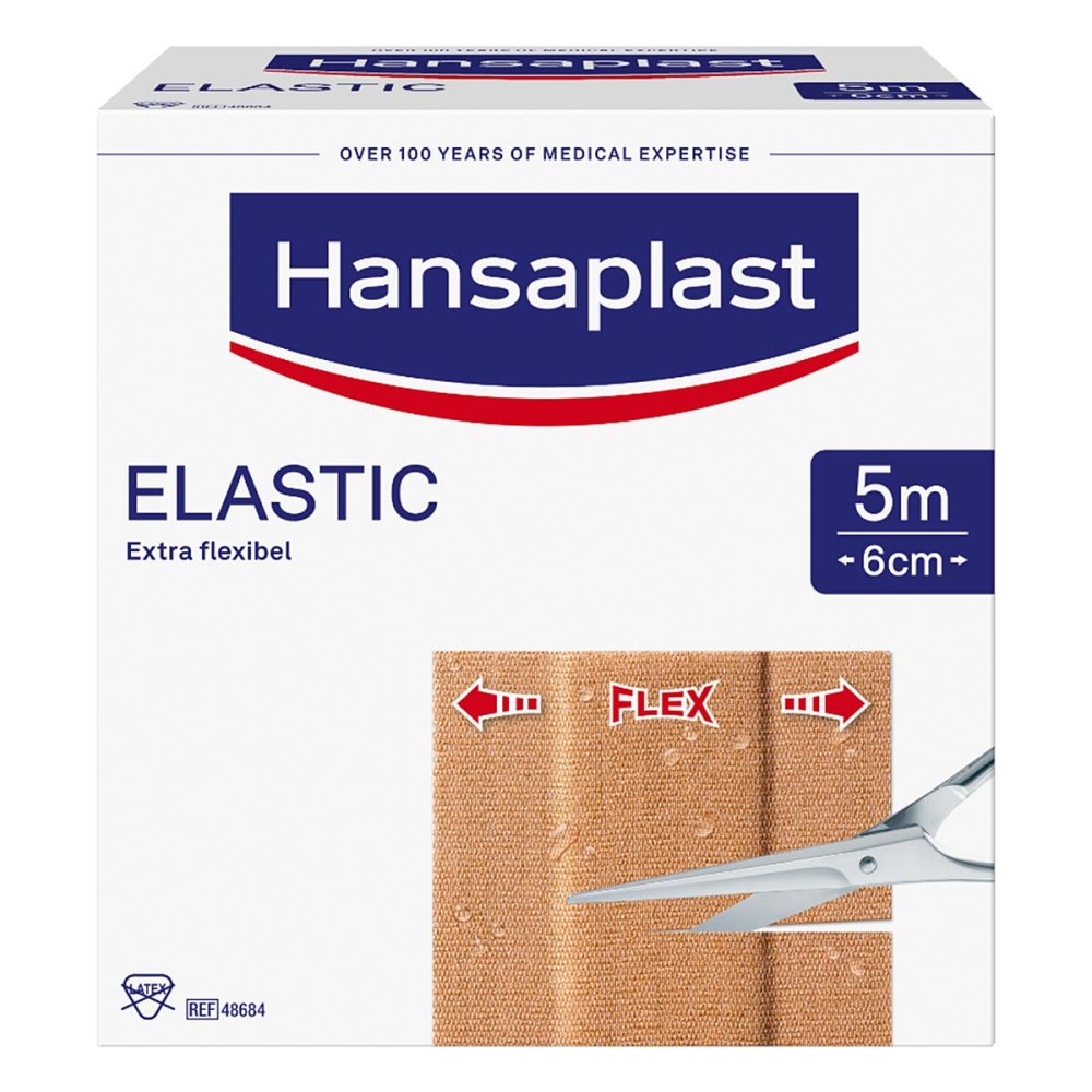 Hansaplast Elastic Pflaster 6 Cmx5 M (1 stk)