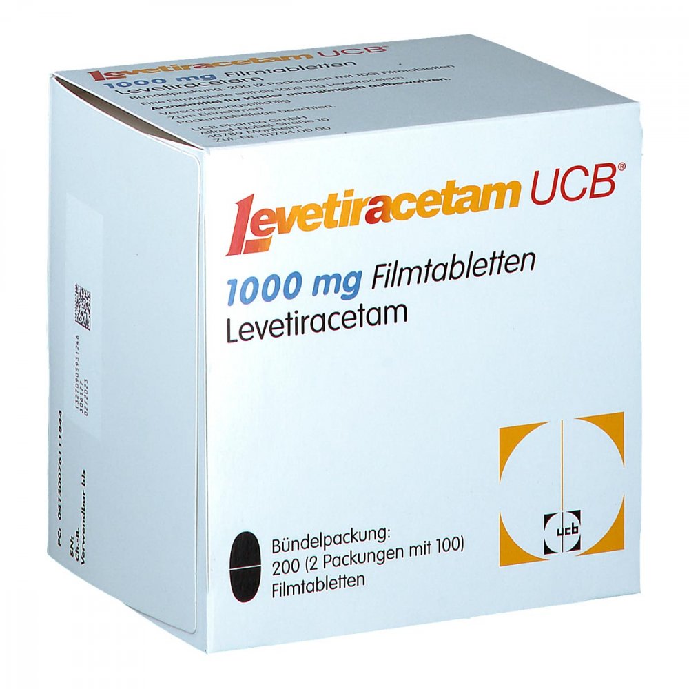 Levetiracetam Ucb 1000 Mg Filmtabletten (200 stk)
