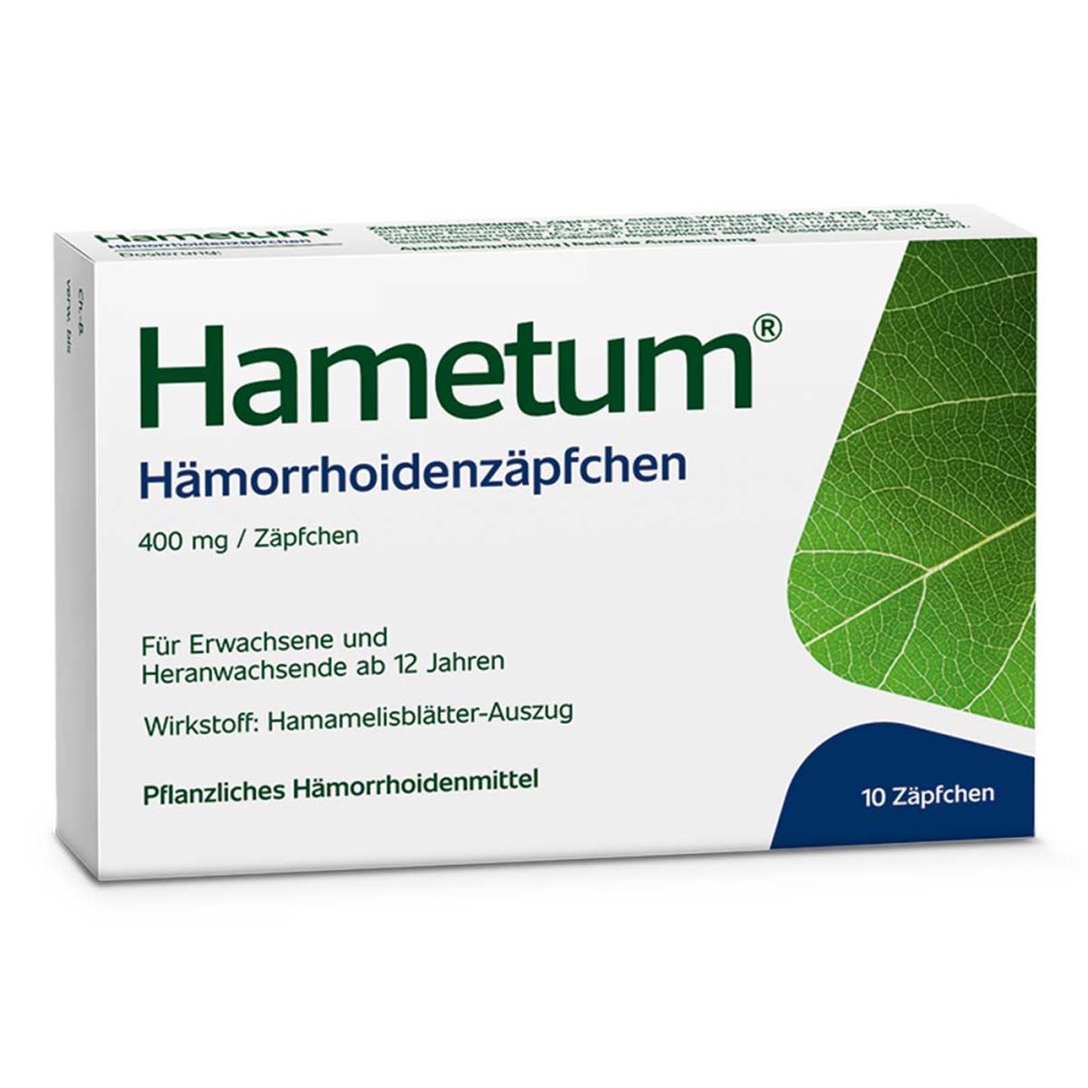 Hametum Hämorrhoiden Zäpfchen (10 stk)