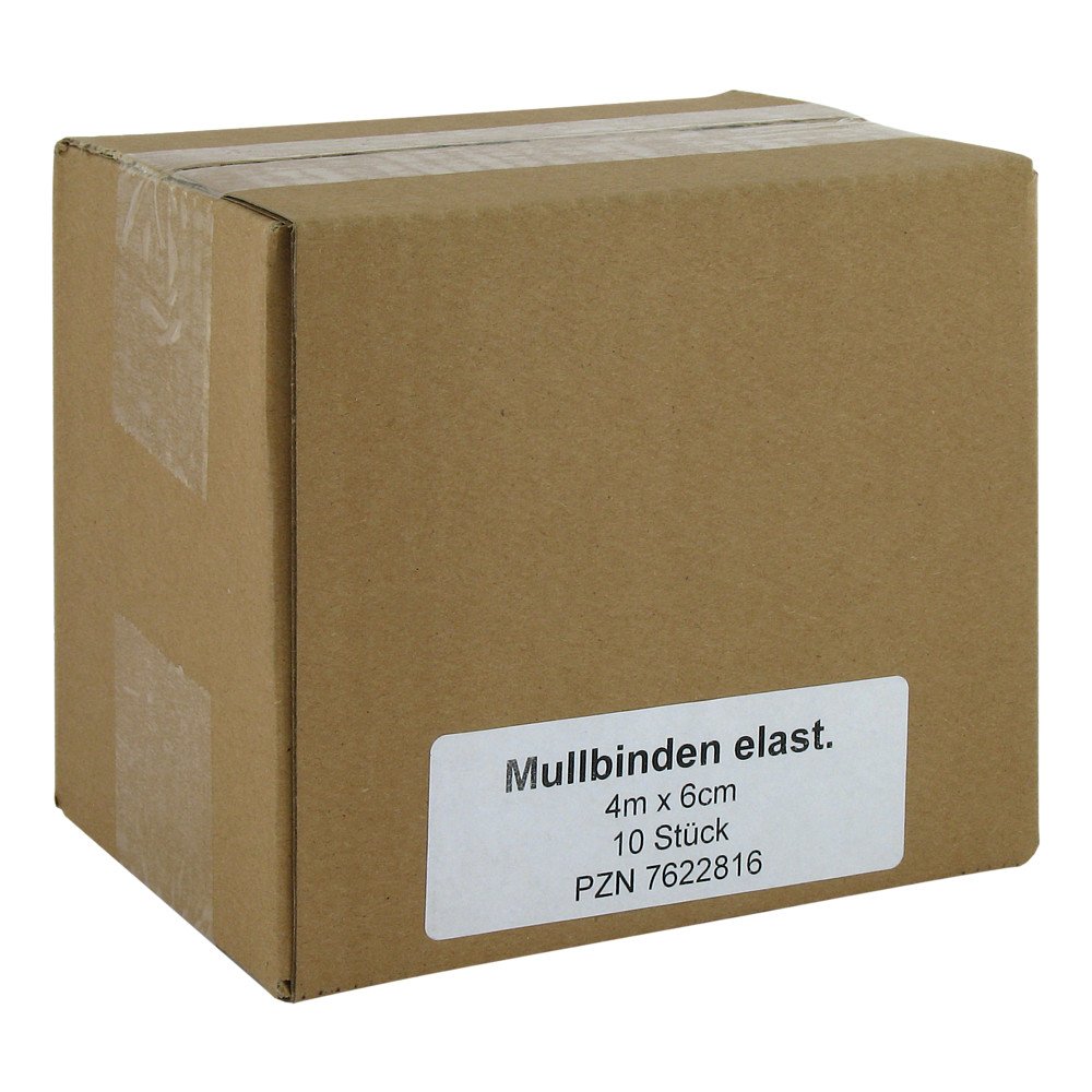Mullbinden 6 Cmx4 M Elastisch (10 stk)
