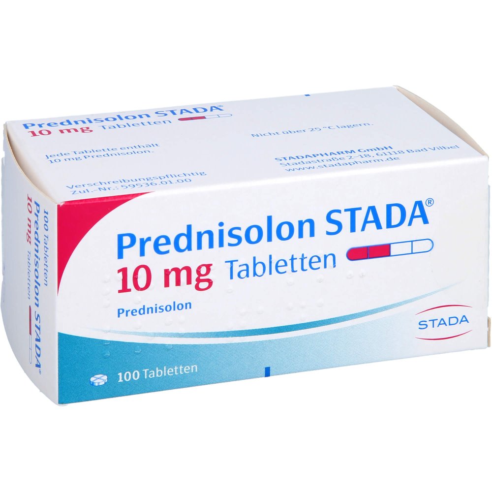Das Produktfoto zeigt Prednisolon Stada 10 Mg Tabletten (100 stk) PZN 07626010