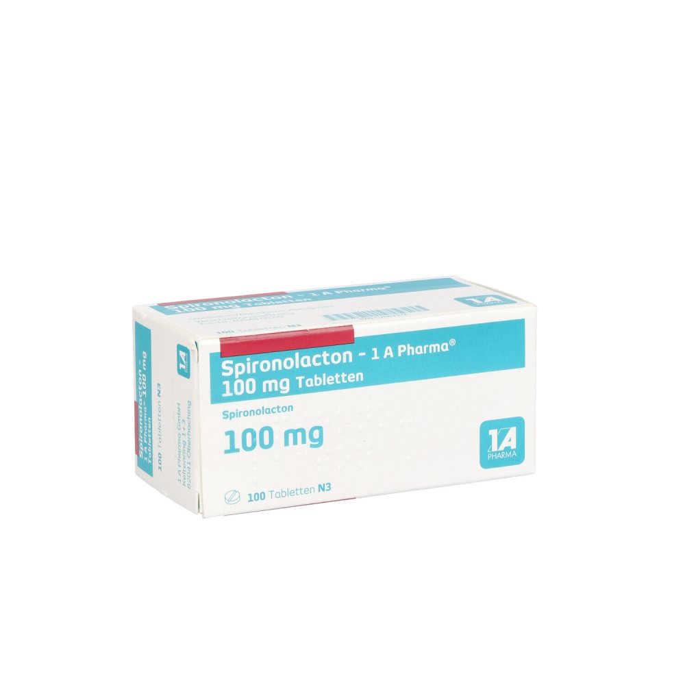 Spironolacton-1a Pharma 100 Mg Tabletten (100 stk)