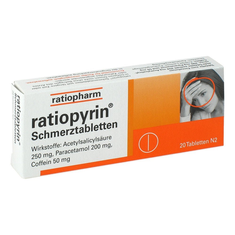 Ratiopyrin Schmerztabletten (20 stk)
