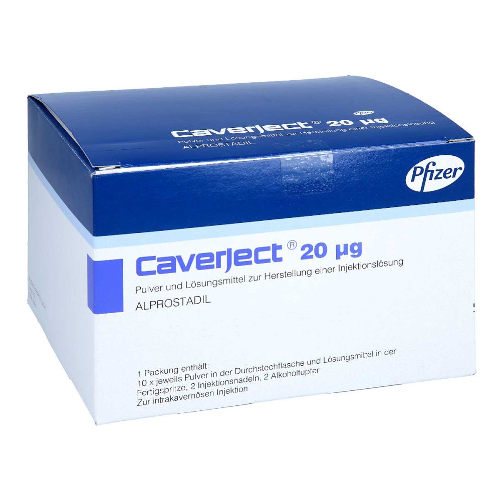 Caverject 20 Μg Plv.U.Lsm.Z.H.E.Injektionslsg. (10 stk)