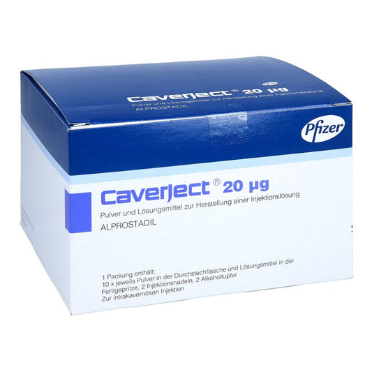 Caverject 20 Μg Plv.U.Lsm.Z.H.E.Injektionslsg. (10 stk)