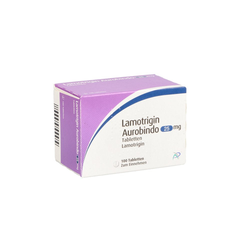 Das Produktfoto zeigt Lamotrigin Aurobindo 25 Mg Tabletten (100 stk) PZN 07712689