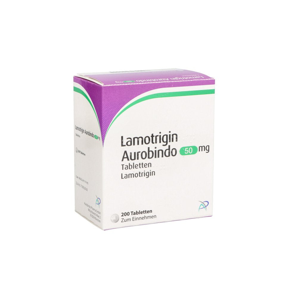 Das Produktfoto zeigt Lamotrigin Aurobindo 50 Mg Tabletten (200 stk) PZN 07712784