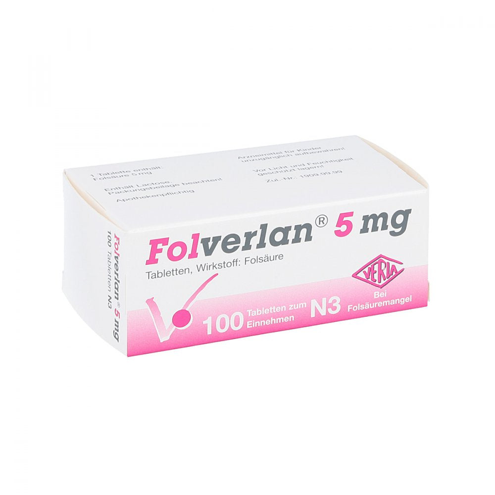 Folverlan 5 Mg Tabletten (100 stk)