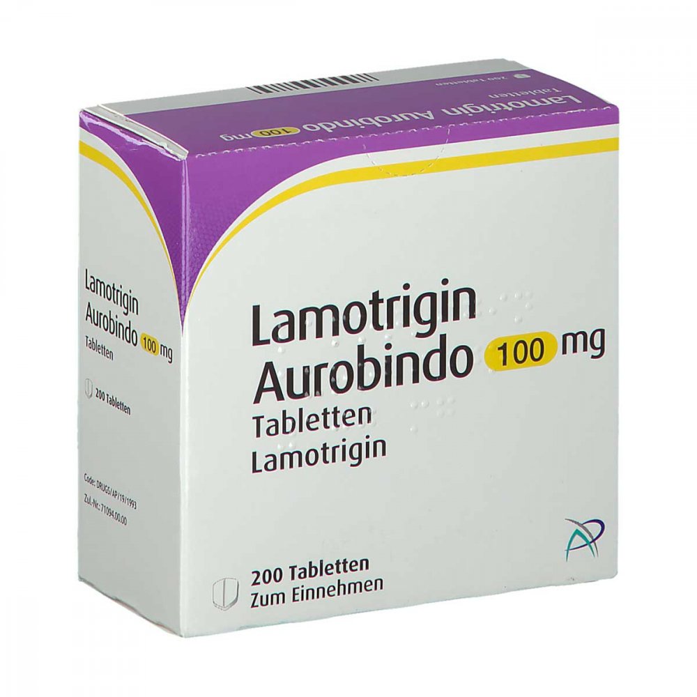 Lamotrigin Aurobindo 100 Mg Tabletten (200 stk)