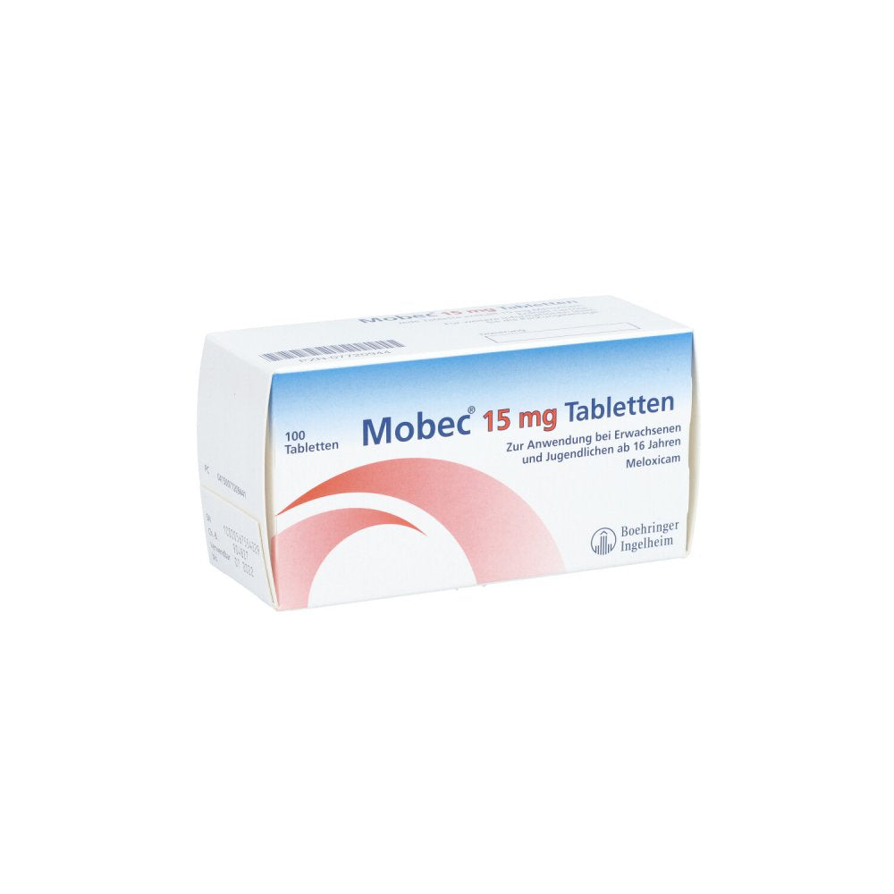 Das Produktfoto zeigt Mobec 15 Mg Tabletten (100 stk) PZN 07720944