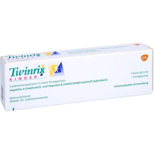 Twinrix Kinder Impfdosis Inj.-Sus.I.E.Fs O.Kanüle (1X1 stk)