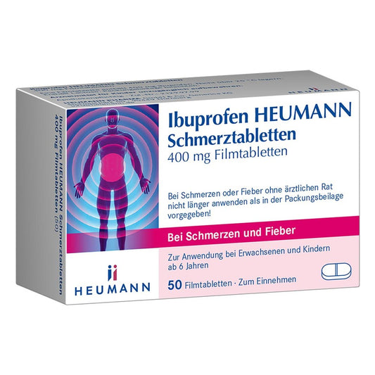 Ibuprofen Heumann Schmerztabletten 400 Mg (50 stk)