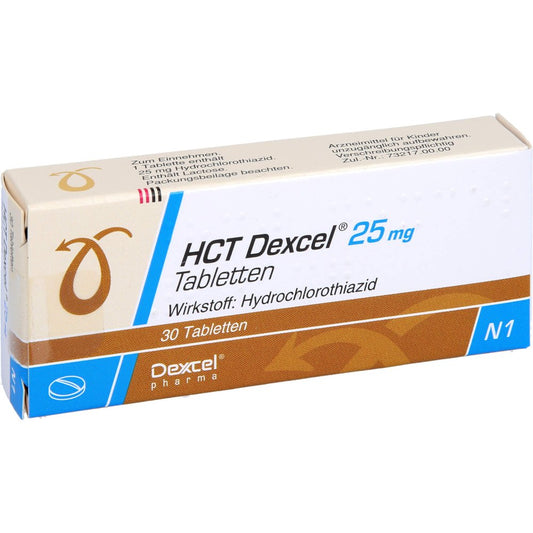 Hct Dexcel 25 Mg Tabletten (30 stk)