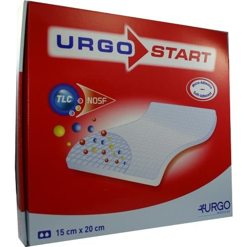 Das Produktfoto zeigt Urgostart 15x20 Cm Schaumstoffwundverband (5 stk) PZN 07750282