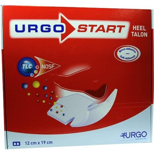 Das Produktfoto zeigt Urgostart Heel 12x19 Cm Schaumstoffwundverband (5 stk) PZN 07750299
