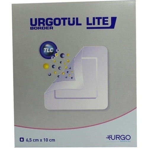 Das Produktfoto zeigt Urgotül Lite Border 6,5x10 Cm Verband (10 stk) PZN 07750336