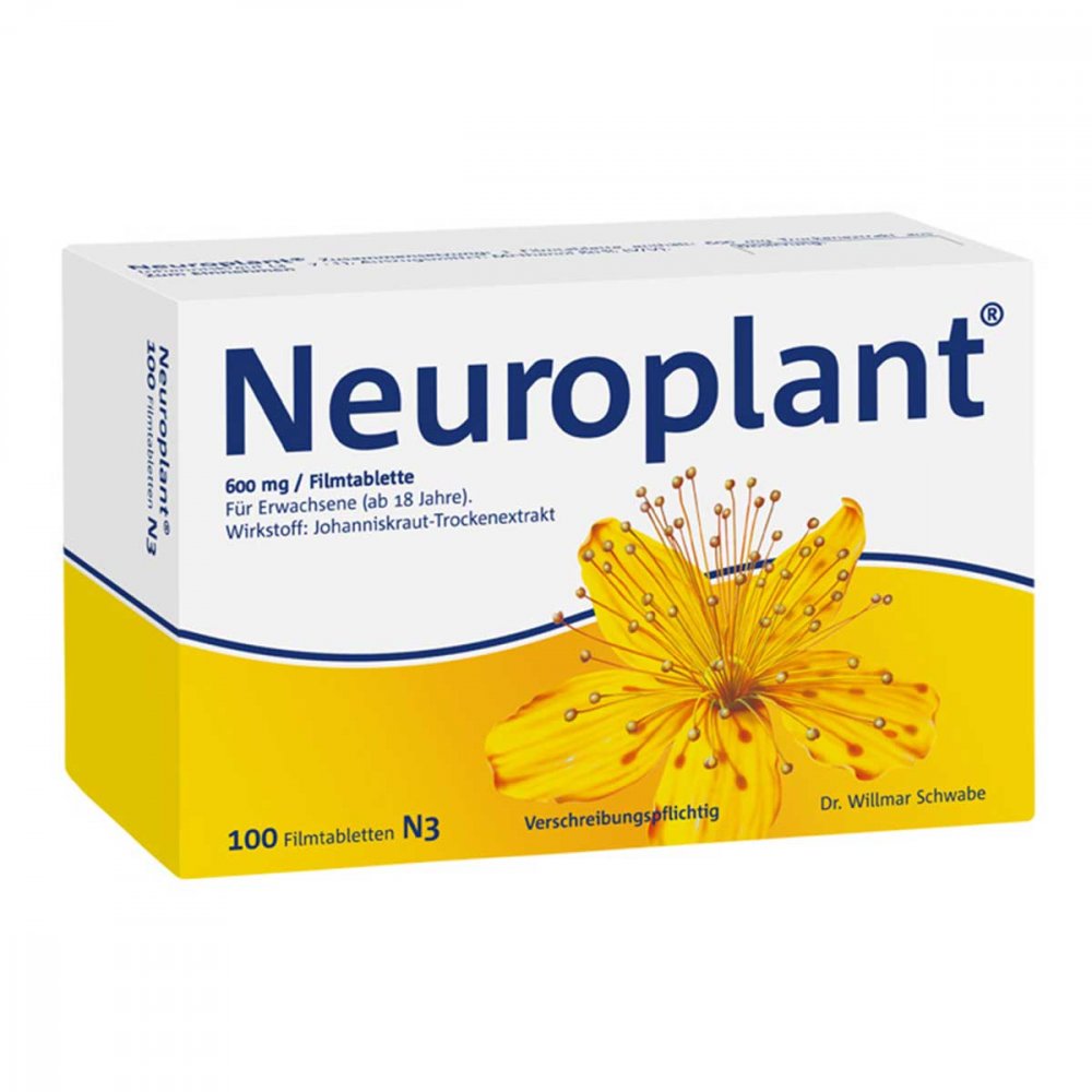 Das Produktfoto zeigt Neuroplant Filmtabletten (100 stk) PZN 07751979