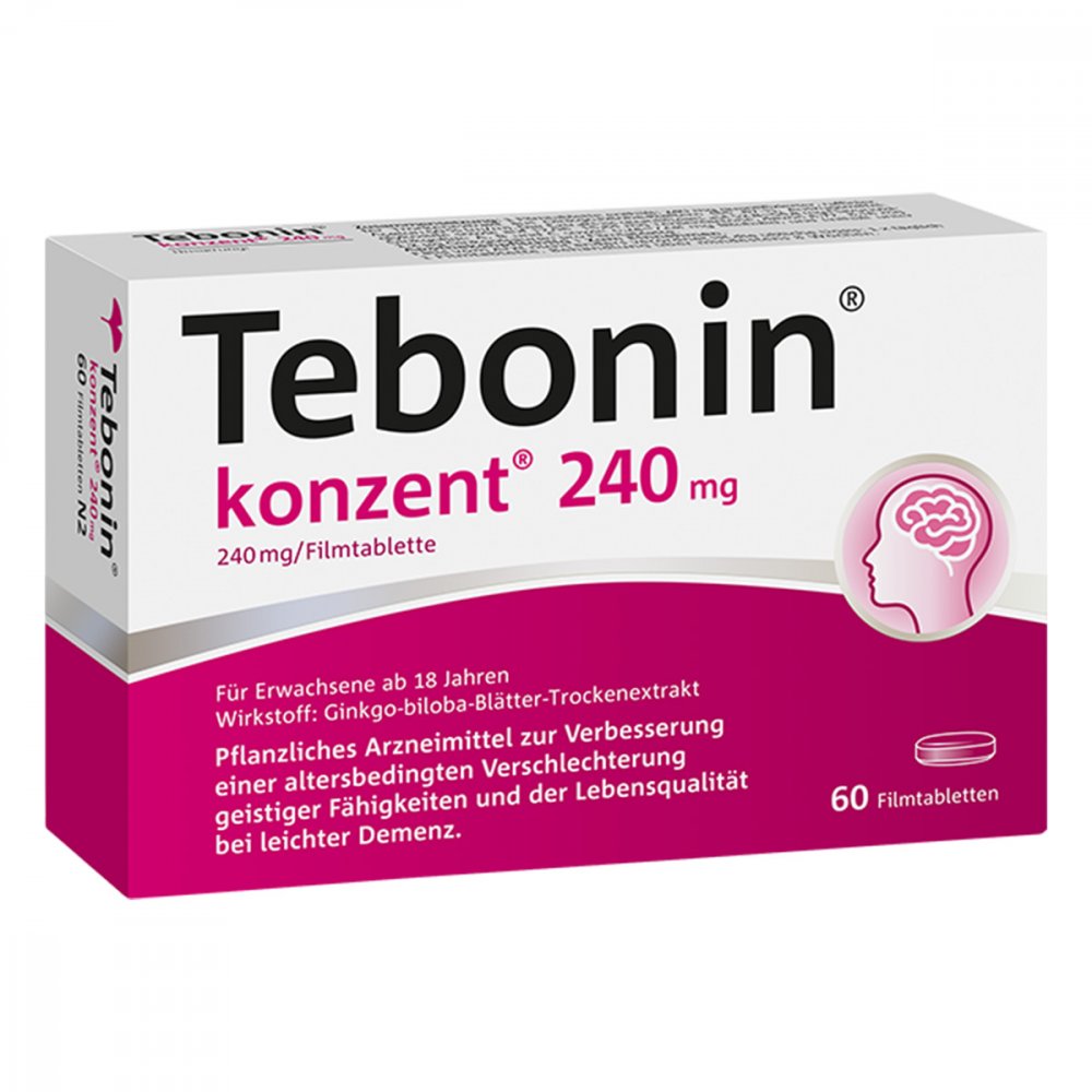 Tebonin Konzent 240 Mg Filmtabletten (60 stk)