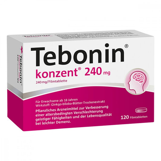 Tebonin Konzent 240 Mg Filmtabletten (120 stk)