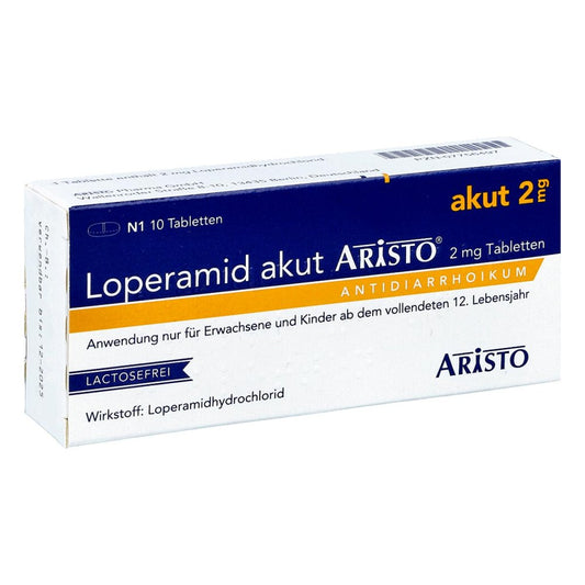 Loperamid Akut Aristo 2 Mg Tabletten (10 stk)
