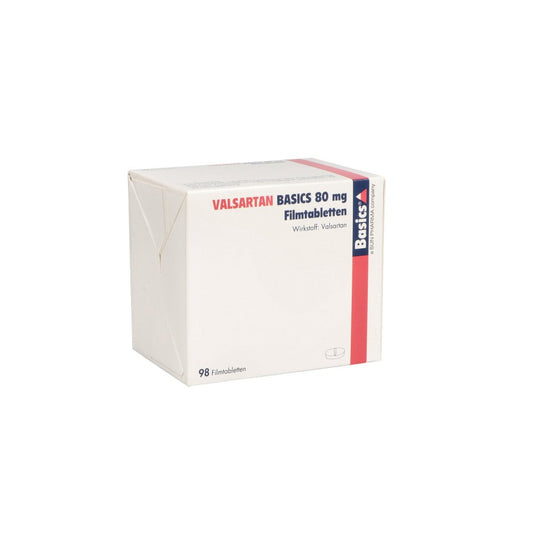 Valsartan Basics 80 Mg Filmtabletten (98 stk)