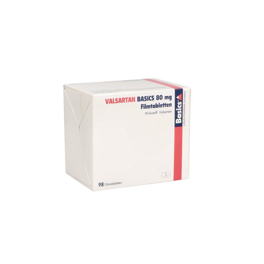 Valsartan Basics 80 Mg Filmtabletten (98 stk)