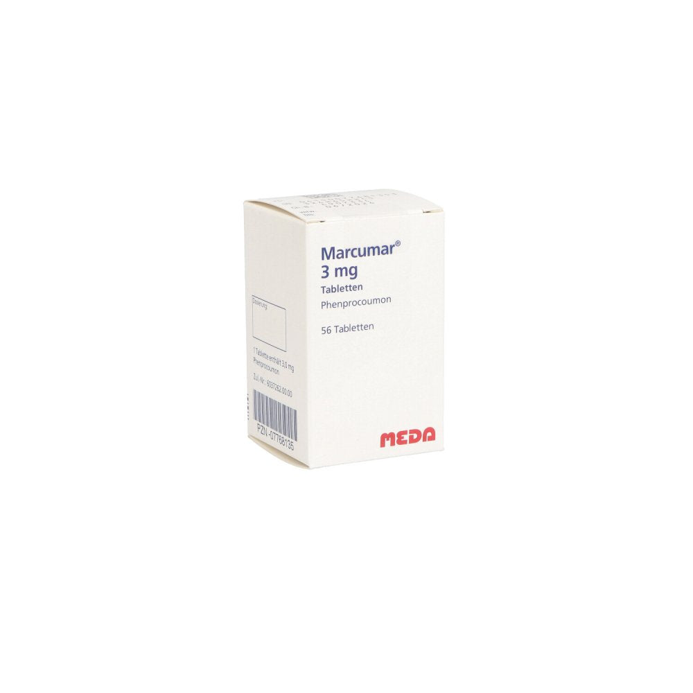 Das Produktfoto zeigt Marcumar Tabletten (56 stk) PZN 07768135