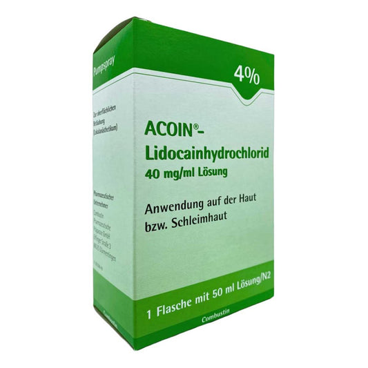 Acoin-Lidocainhydrochlorid 40 Mg/Ml Lösung (50 ml)
