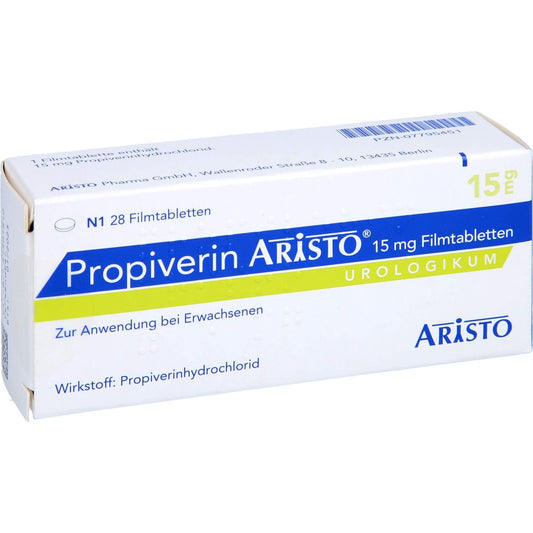Propiverin Aristo 15 Mg Filmtabletten (28 stk)