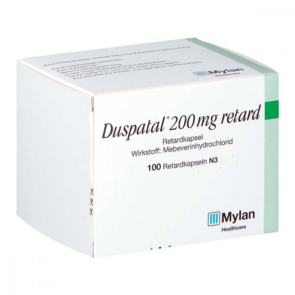 Duspatal 200 Mg Retard Kapseln (100 stk)