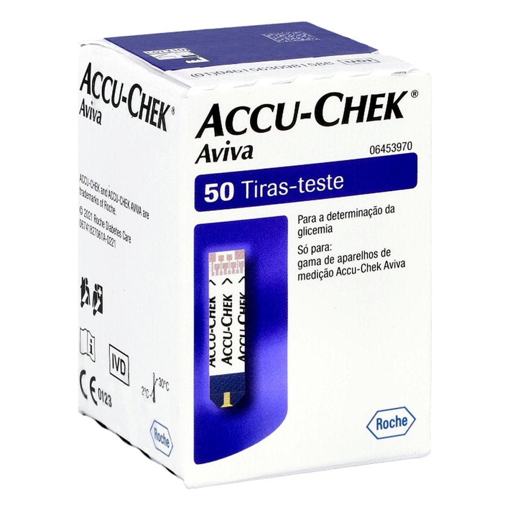 Das Produktfoto zeigt Accu-Chek Aviva Teststreifen Plasma Ii (50 stk) PZN 07798449