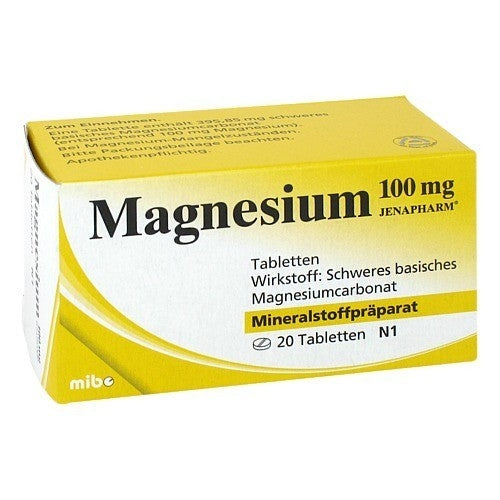 Magnesium 100 Mg Jenapharm Tabletten (20 stk)