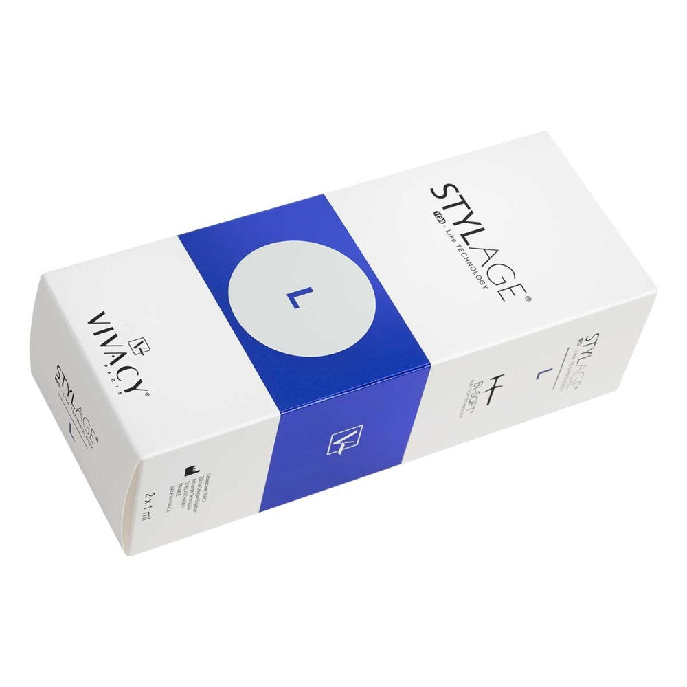 Das Produktfoto zeigt Stylage® Bi-SOFT® L 1,0 ml (2 stk) PZN 08102126