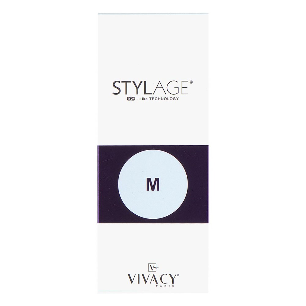 Das Produktfoto zeigt Stylage® Bi-SOFT® M 1,0 ml (2 stk) PZN 08102128