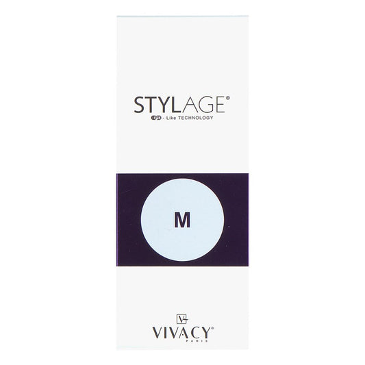 Das Produktfoto zeigt Stylage® Bi-SOFT® M 1,0 ml (2 stk) PZN 08102128