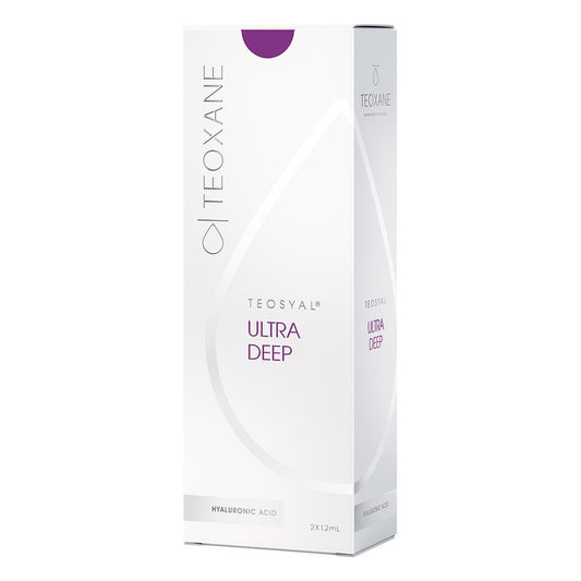 Das Produktfoto zeigt Teosyal® PureSense Ultra Deep 1,2 ml (2 stk) PZN 08102144