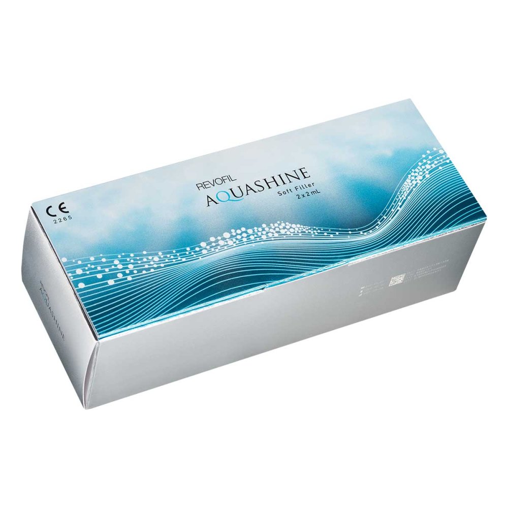 Das Produktfoto zeigt Aquashine Soft Filler Fertigspritze (2x2 ml) PZN 08103086