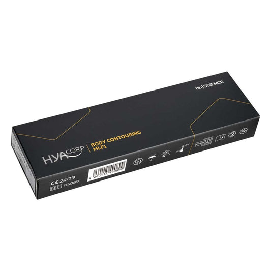 Das Produktfoto zeigt HYAcorp Body Contouring MLF1, 10ml (1x10 ml) PZN 08103109