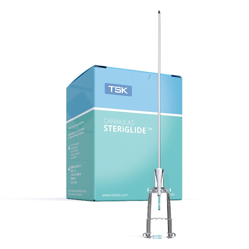 TSK STERiGLIDE Cannula 25G x 50mm (2 inch) (20 stk)