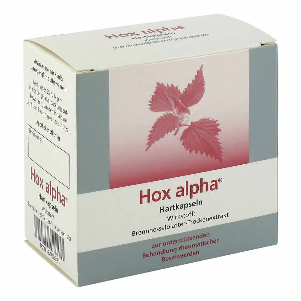 Das Produktfoto zeigt Hox Alpha Hartkapseln (100 stk) PZN 08400621